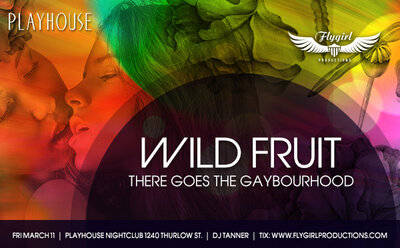 Wild Fruit: DJ Riki Rocket @ Playhouse Nightclub Mar 11 2016 - May 6th @ Playhouse Nightclub