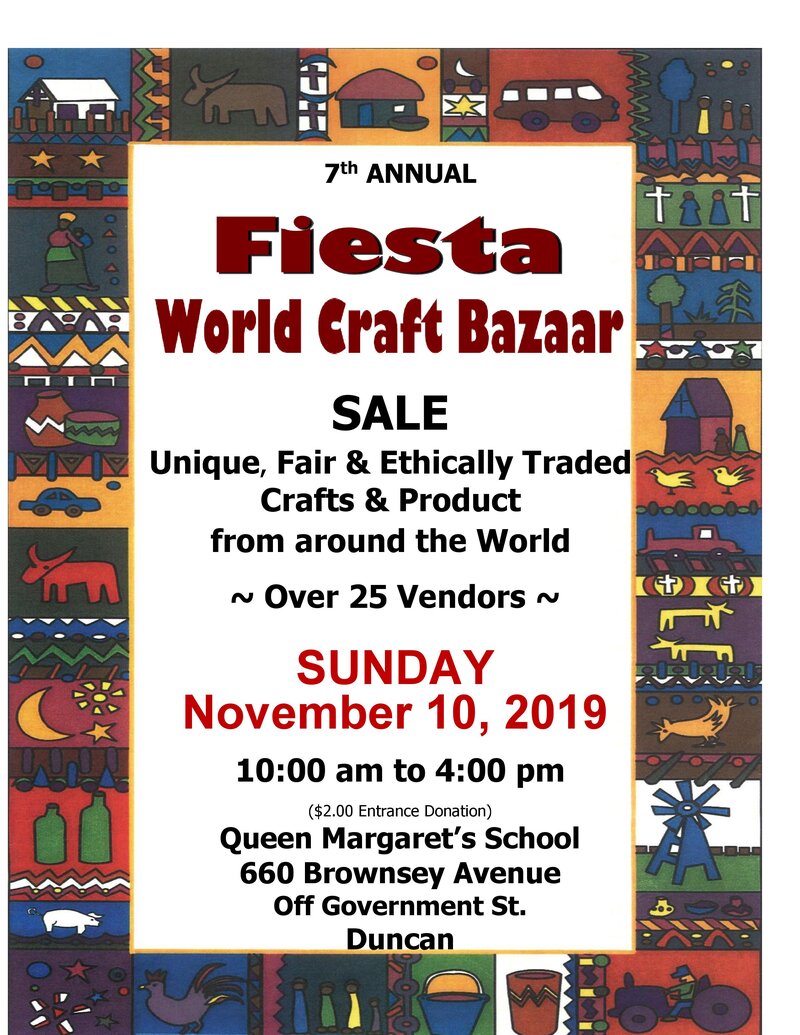 Fiesta Ethical Trade Fair @ Queen Margaret's School Nov 10 2019 - Jun 7th @ Queen Margaret's School
