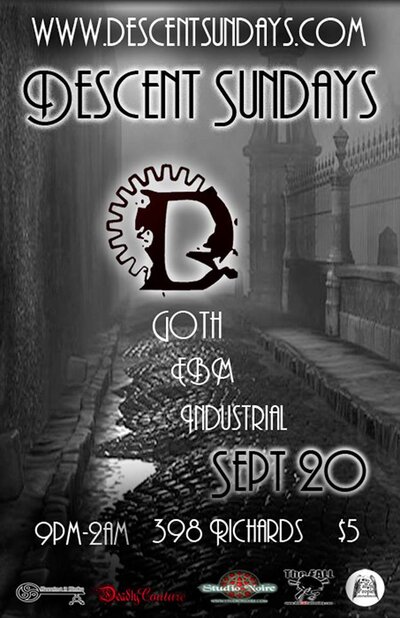 Descent Sundays Dark Party: Descent Sundays @ The Red Room Sep 20 2015 - Jun 20th @ The Red Room