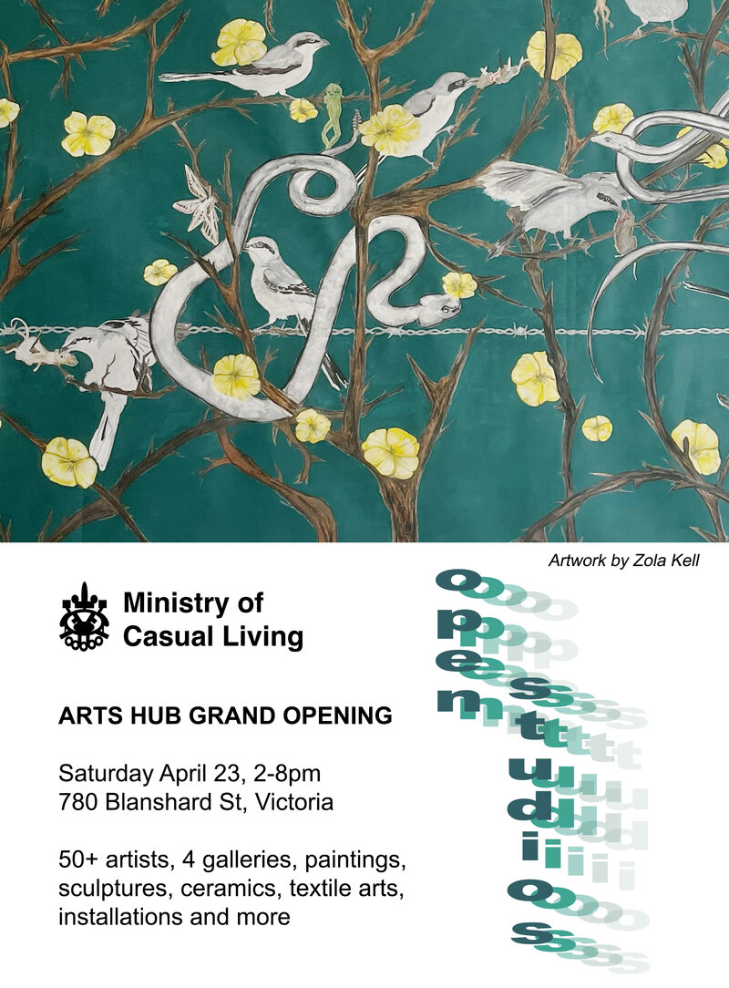780 Blanshard Open studios - Jul 14th @ The Ministry of Casual Living