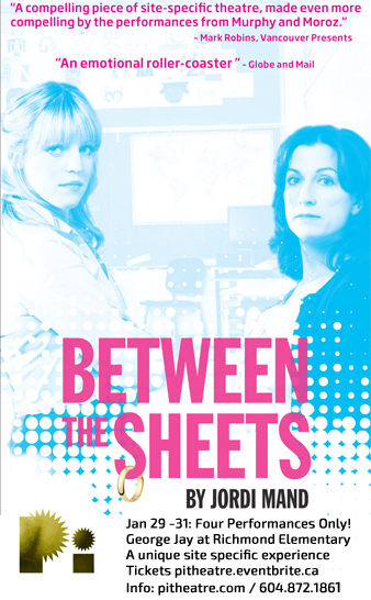 Between the Sheets by Jordi Mand @ George Jay at Richmond Elementary School 2780 Richmond Road Jan 31 2015 - Jun 4th @ George Jay at Richmond Elementary School 2780 Richmond Road