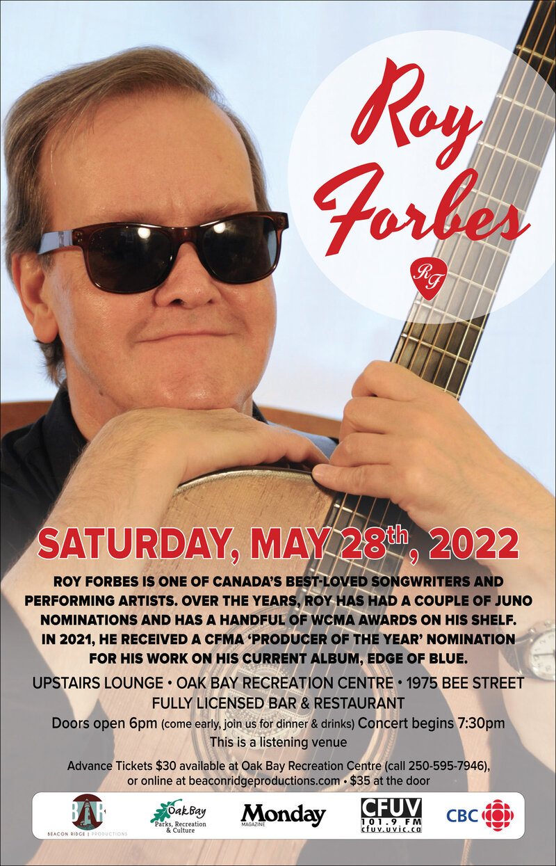 Roy Forbes - May 11th @ Sports View Lounge