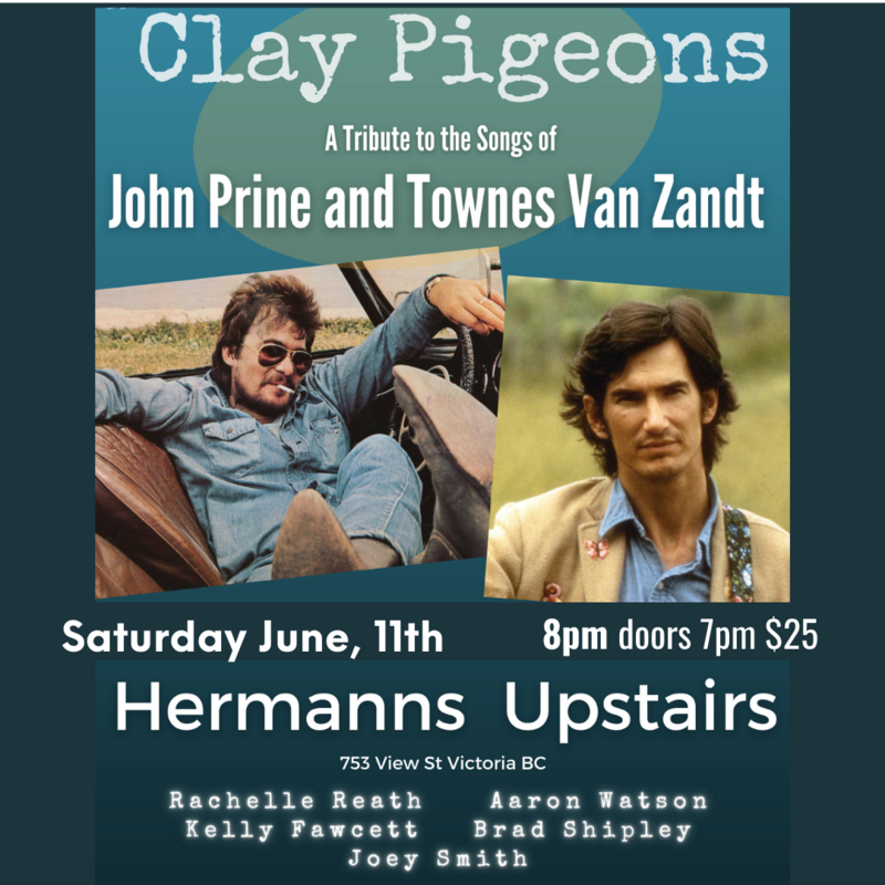 The Clay Pigeons: a Tribute to John Prine - Jun 8th @ Hermann's Upstairs