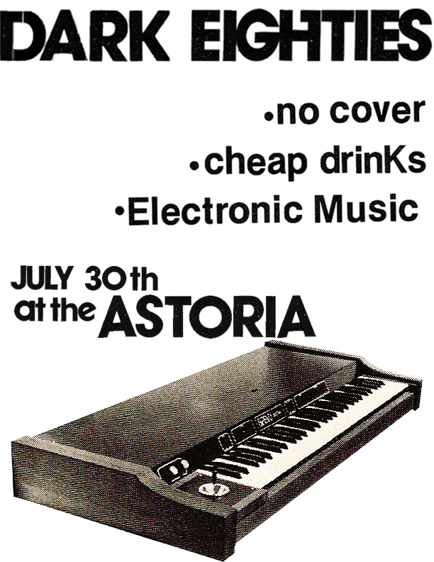 DARK EIGHTIES @ THE ASTORIA: DJ Viktor Kuhn, DJ Vanessa Turner @ The Astoria  Jul 30 2013 - May 7th @ The Astoria 