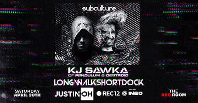 KJ SAWKA & LONGWALKSHORTDOCK w/ Justin OH @ The Red Room Apr 30 2022 - Jun 8th @ The Red Room