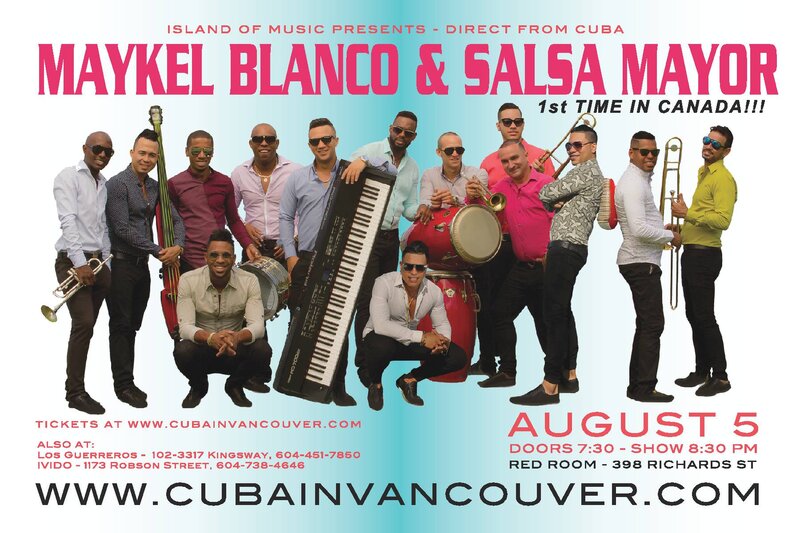 DIRECT FROM CUBA: Maykel Blanco, Salsa Mayor @ The Red Room Aug 5 2015 - Jun 20th @ The Red Room