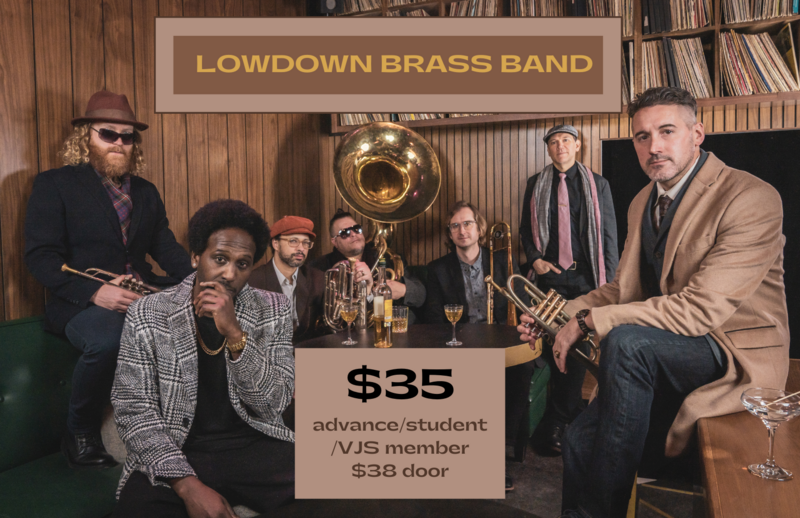 Victoria Jazz Society Presents: Lowdown Brass Band - Jun 5th @ Hermann's Upstairs