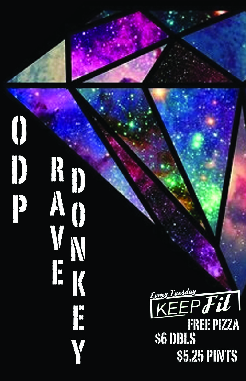 Keep Fit: DJ ODP,  DJ Rave Donkey @ The Cobalt Sep 9 2014 - Jul 2nd @ The Cobalt