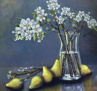 Pear Pleasures by 
Joane Moran - AFCA