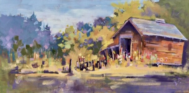 Miners Cabin by 
Barbara Pedersen