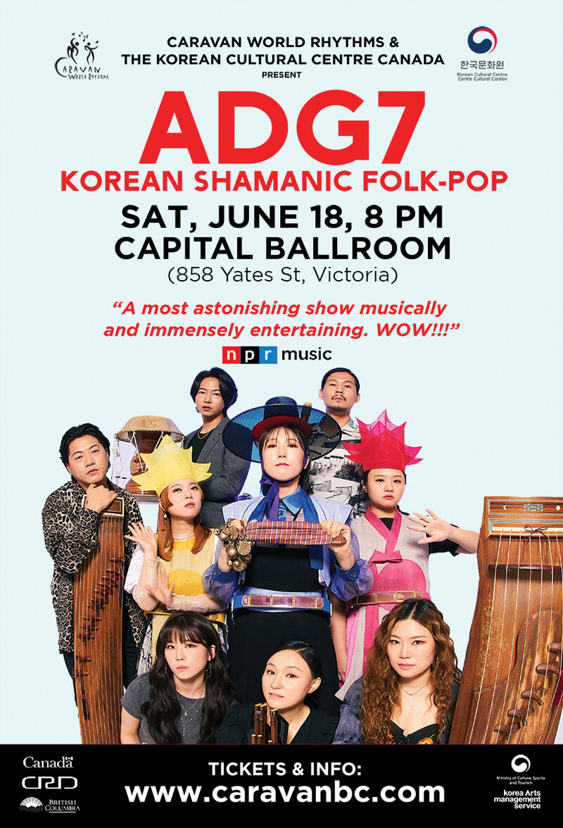 ADG7 - Korean Shamanic Folk-Pop Spectacle - May 5th @ Capital Ballroom