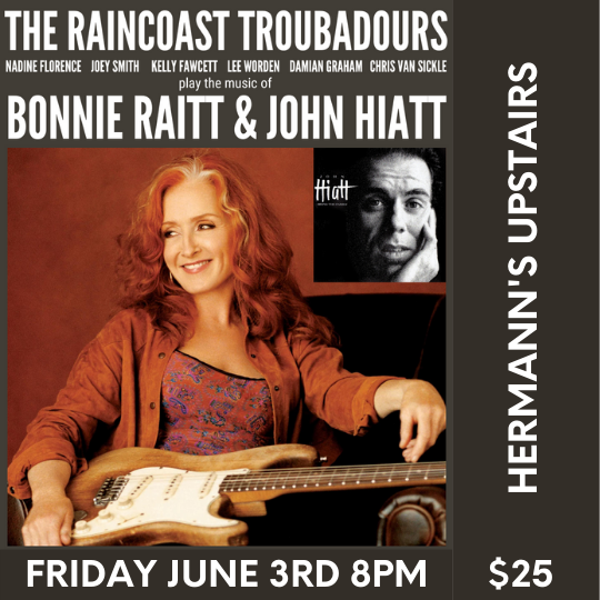 The Raincoast Troubadours @ Hermann's Upstairs - Jun 03, 2022