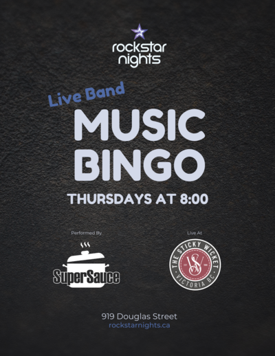 Rockstar Nights - Live Band Music Bingo - May 8th @ The Clubhouse