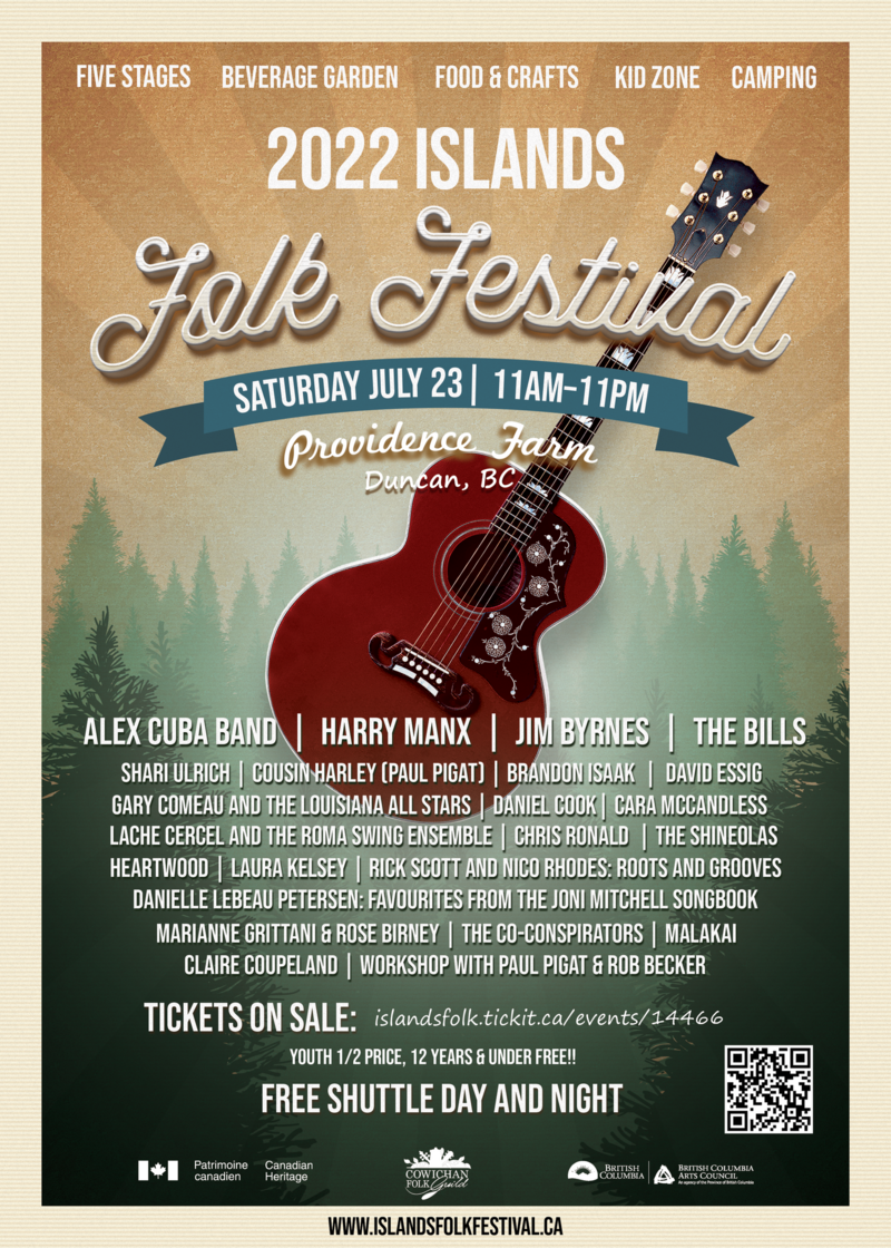 Daniel Cook, Norm Macpherson, & many many more performers all day and night long! @ Providence Farm Jul 23 2022 - May 7th @ Providence Farm