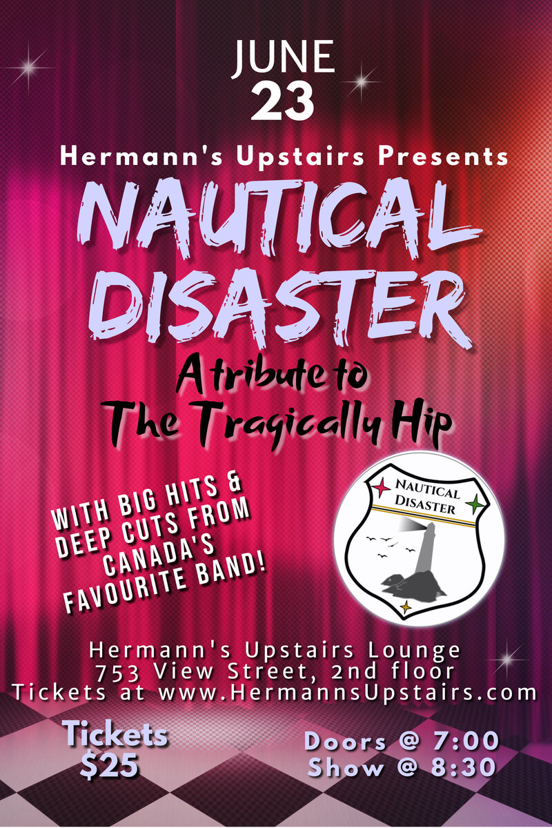 Nautical Disaster @ Hermann's Upstairs Jun 23 2022 - May 8th @ Hermann's Upstairs