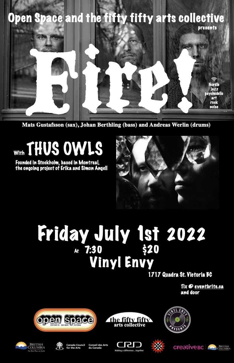 FIRE! with Thus Owls - May 6th @ Vinyl Envy