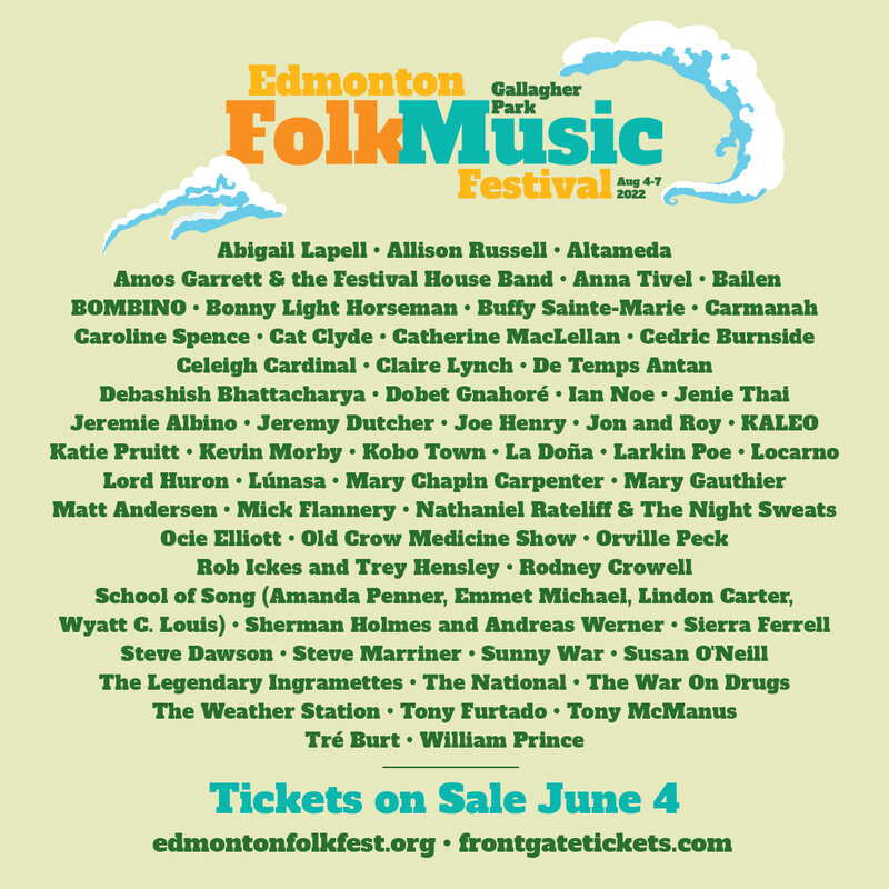 Jon and Roy, The War on Drugs, Ocie Elliott, Nathaniel Rateliffe & The Night Sweats, Kevin Morby, Lord Huron @ Edmonton Folk Festival - Aug 04, 2022