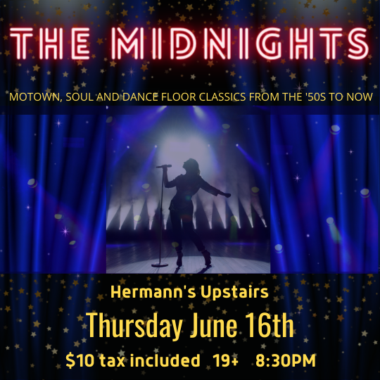 The Midnights - Jun 11th @ Hermann's Upstairs