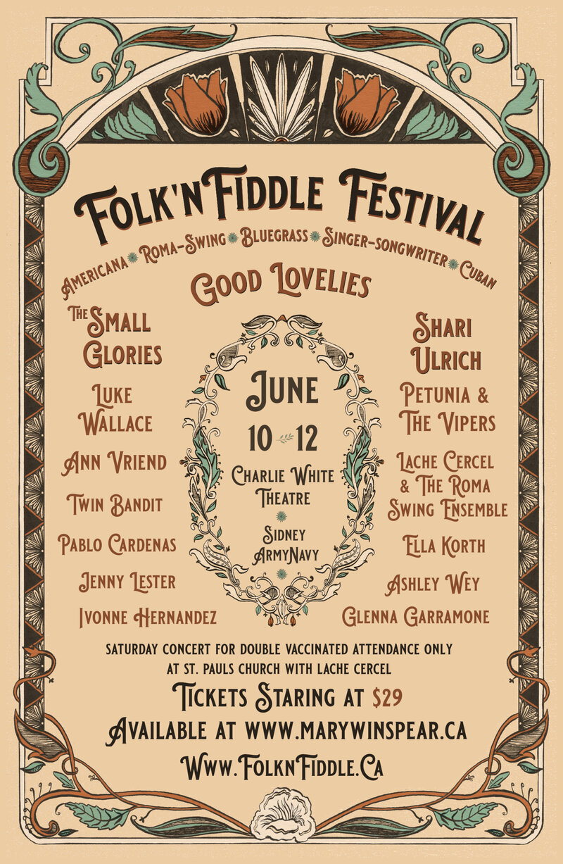The Folk'nFiddle Festival Friday Night Gala Concert - May 5th @ Mary Winspear Centre