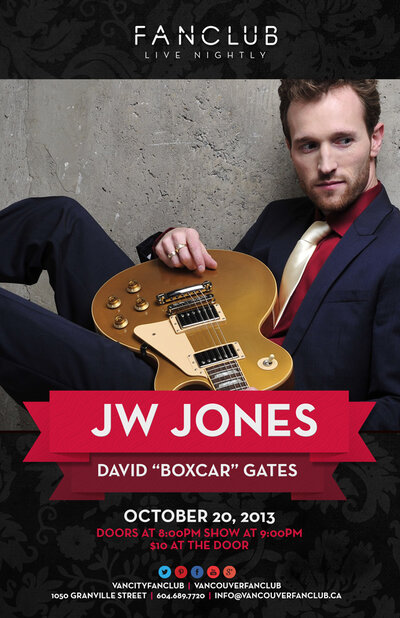 JW Jones, David "Boxcar" Gates @ Vancouver FanClub Oct 20 2013 - Jun 21st @ Vancouver FanClub