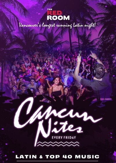Cancun Nites @ The Red Room May 27 2022 - Jun 9th @ The Red Room