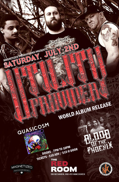 10 PM UTILITY PROVIDER World Album Release w/ Quasicosm & Blood Of The Phoenix @ The Red Room Jul 2 2022 - Jun 12th @ The Red Room