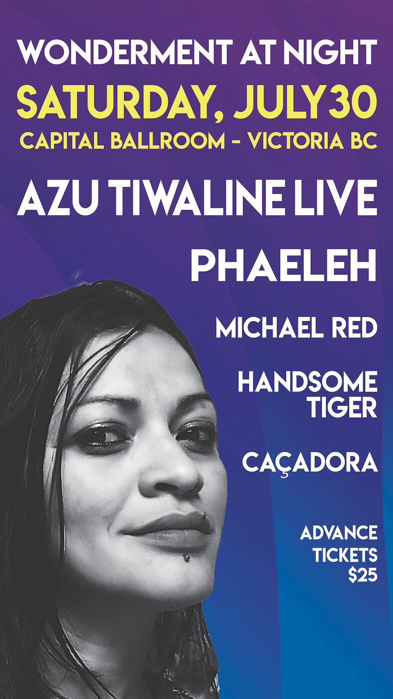 Wonderment-at-Night:  Azu Tiwaline (Live), Phaeleh, Handsome Tiger, Michael Red (Live-DJ), Ca&ccedil;adora - May 6th @ Capital Ballroom