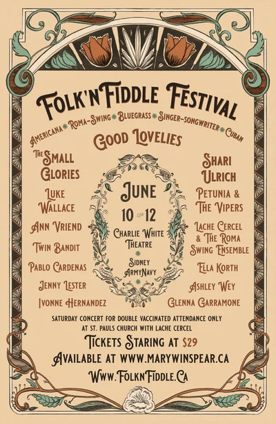 The Folk'nFiddle Festival Saturday Night Gala Concert - May 5th @ Mary Winspear Centre