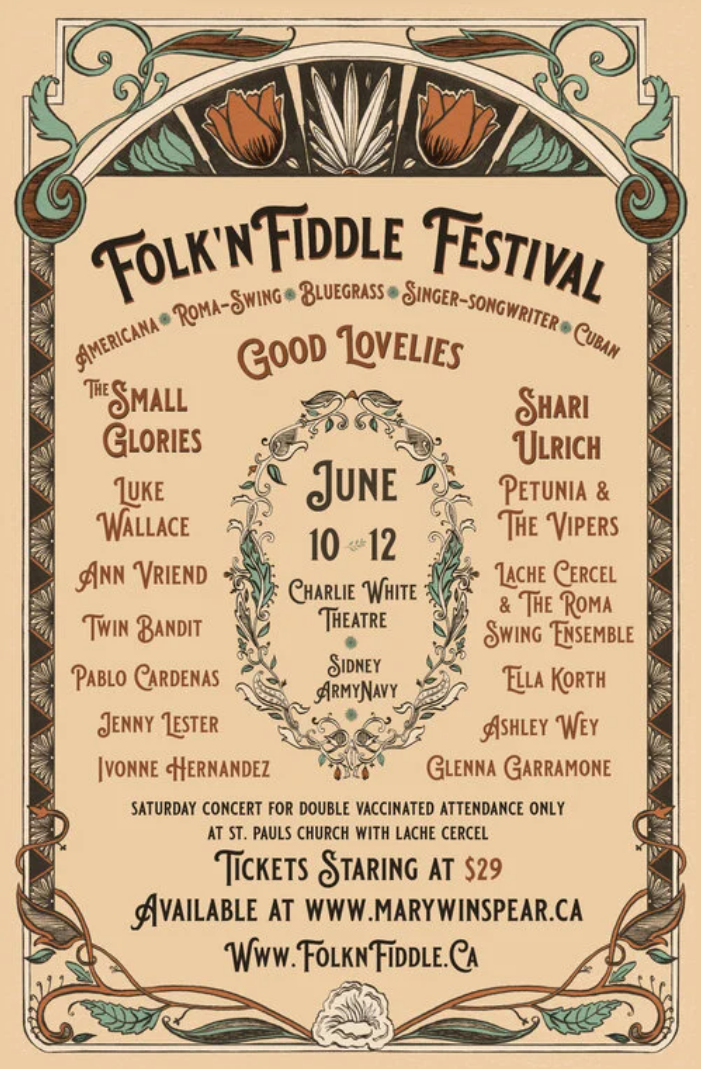 Folk'nFiddle Festival Friday Night Cabaret - May 5th @ ANAVETS Club 302