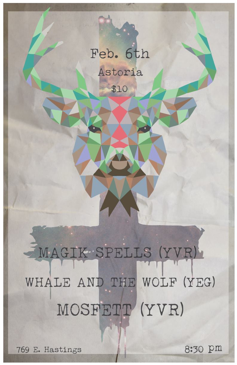 Magik Spells, Whale + the Wolf , Mosfett @ The Astoria  - Feb 06, 2016