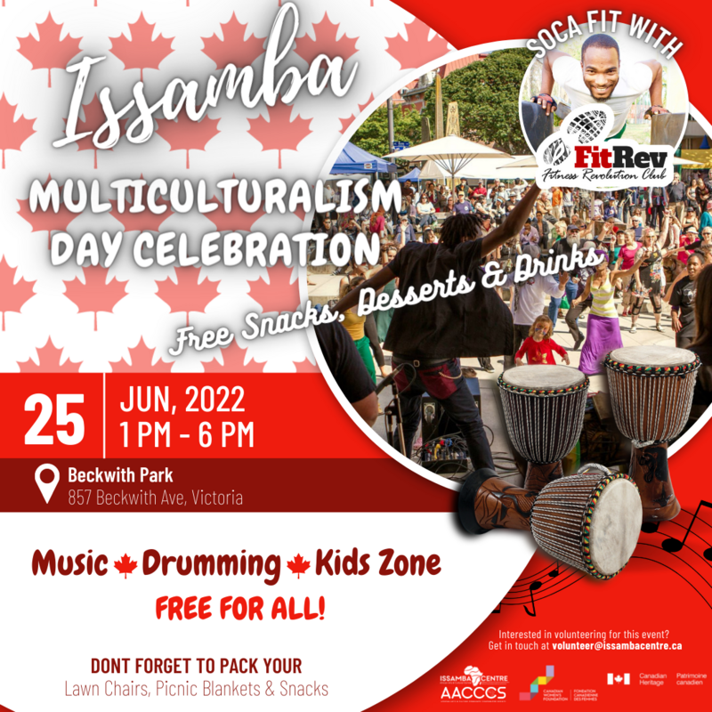 ISSAMBA for Canadian Multiculturalism Day @ Beckwith Park - Jun 25, 2022