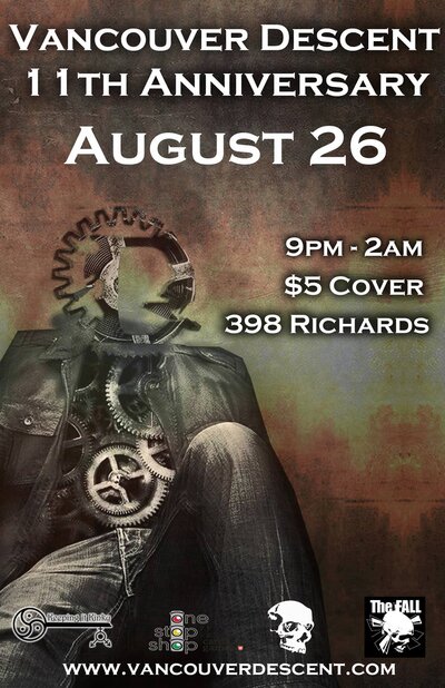 Descent 11th Anniversary @ The Red Room Aug 26 2018 - Jun 18th @ The Red Room