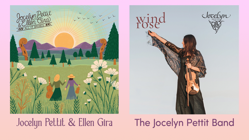 Double Album Release Concert: Jocelyn Pettit & Ellen Gira, The Jocelyn Pettit Band @ Mel Lehan Hall at the St. James Community Square Jul 19 2022 - Jun 16th @ Mel Lehan Hall at the St. James Community Square