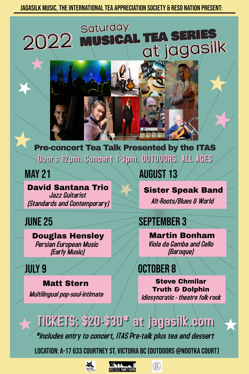 Musical Tea Saturdays @JagaSilk (Outdoors): Matt Stern - May 6th @ Jagasilk (Outdoors)