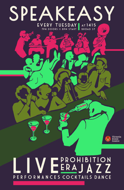 VEC Speakeasy - Jun 9th @ Victoria Event Centre