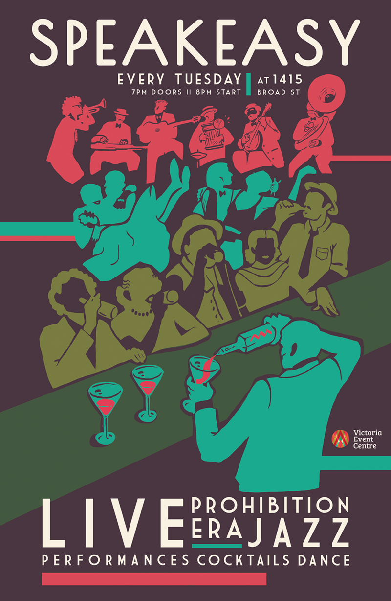 VEC Speakeasy - Jun 8th @ Victoria Event Centre