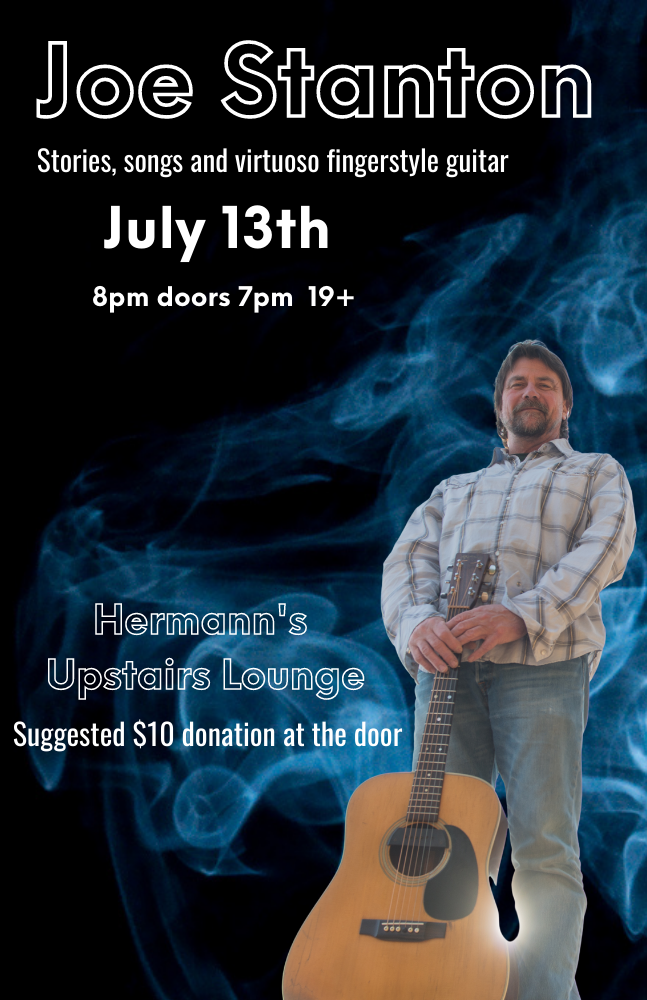 Joe Stanton @ Hermann's Upstairs Jul 13 2022 - Jun 4th @ Hermann's Upstairs