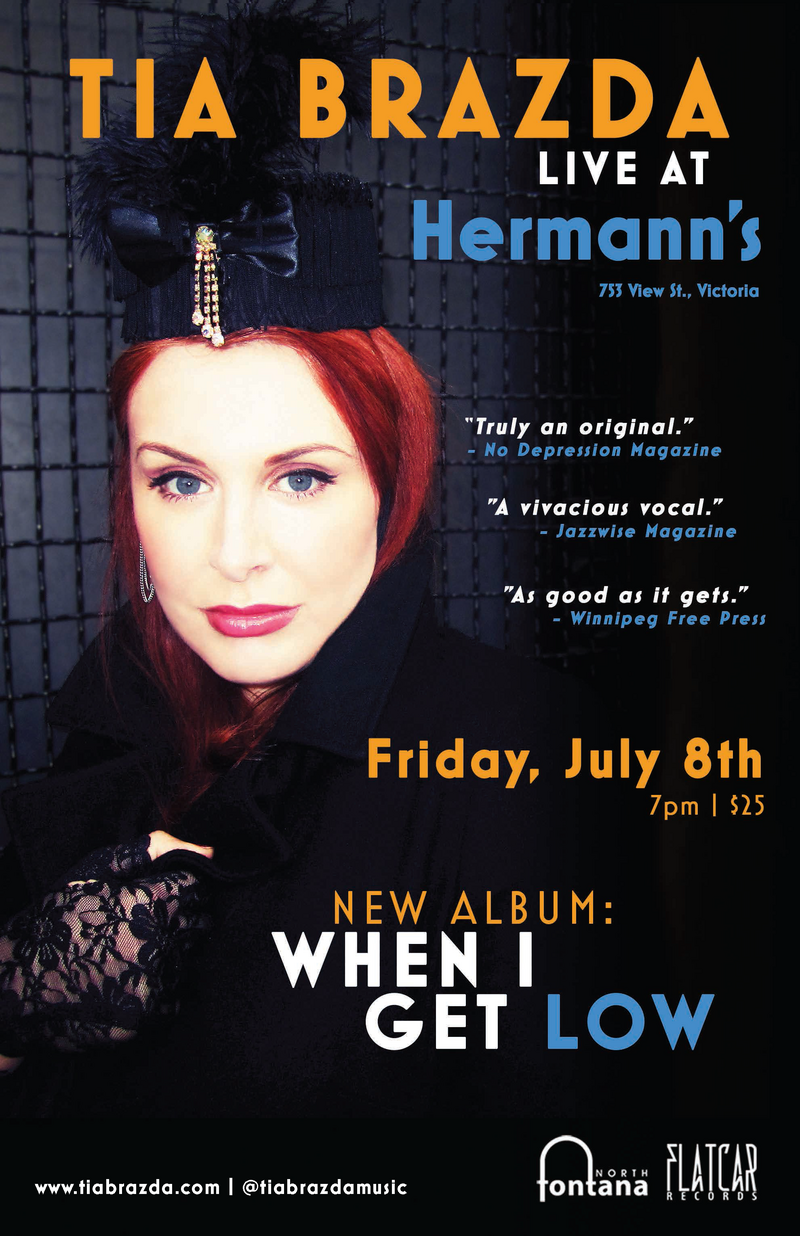 Tia Brazda - Jun 4th @ Hermann's Jazz Club