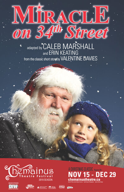 Miracle on 34th Street @ Chemainus Theatre Festival Nov 21 2019 - Jun 3rd @ Chemainus Theatre Festival