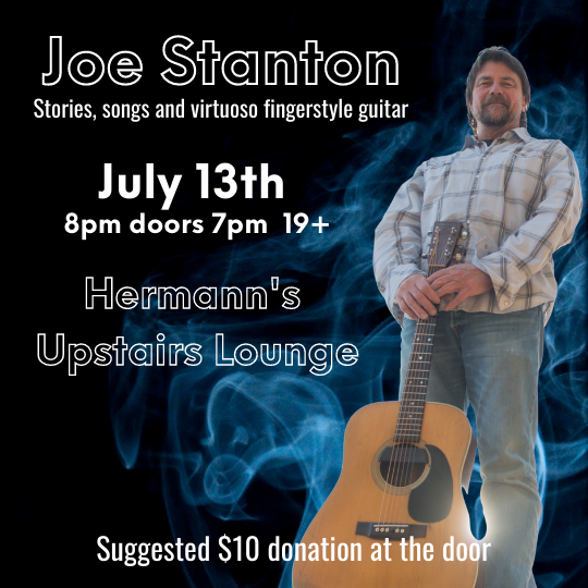 Joe Stanton at Hermann's upstairs lounge: Joe Stanton @ Hermann's Upstairs Jul 13 2022 - May 1st @ Hermann's Upstairs