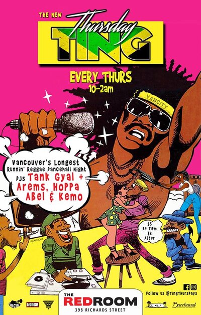 TING! Thursday's w/: Tank Gyal @ The Red Room Dec 20 2018 - May 11th @ The Red Room