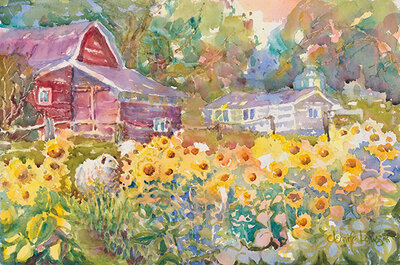 Watercolours: Jennifer Lawson @ Imagine That! Artisans' Designs Jul 28 2017 - May 6th @ Imagine That! Artisans' Designs