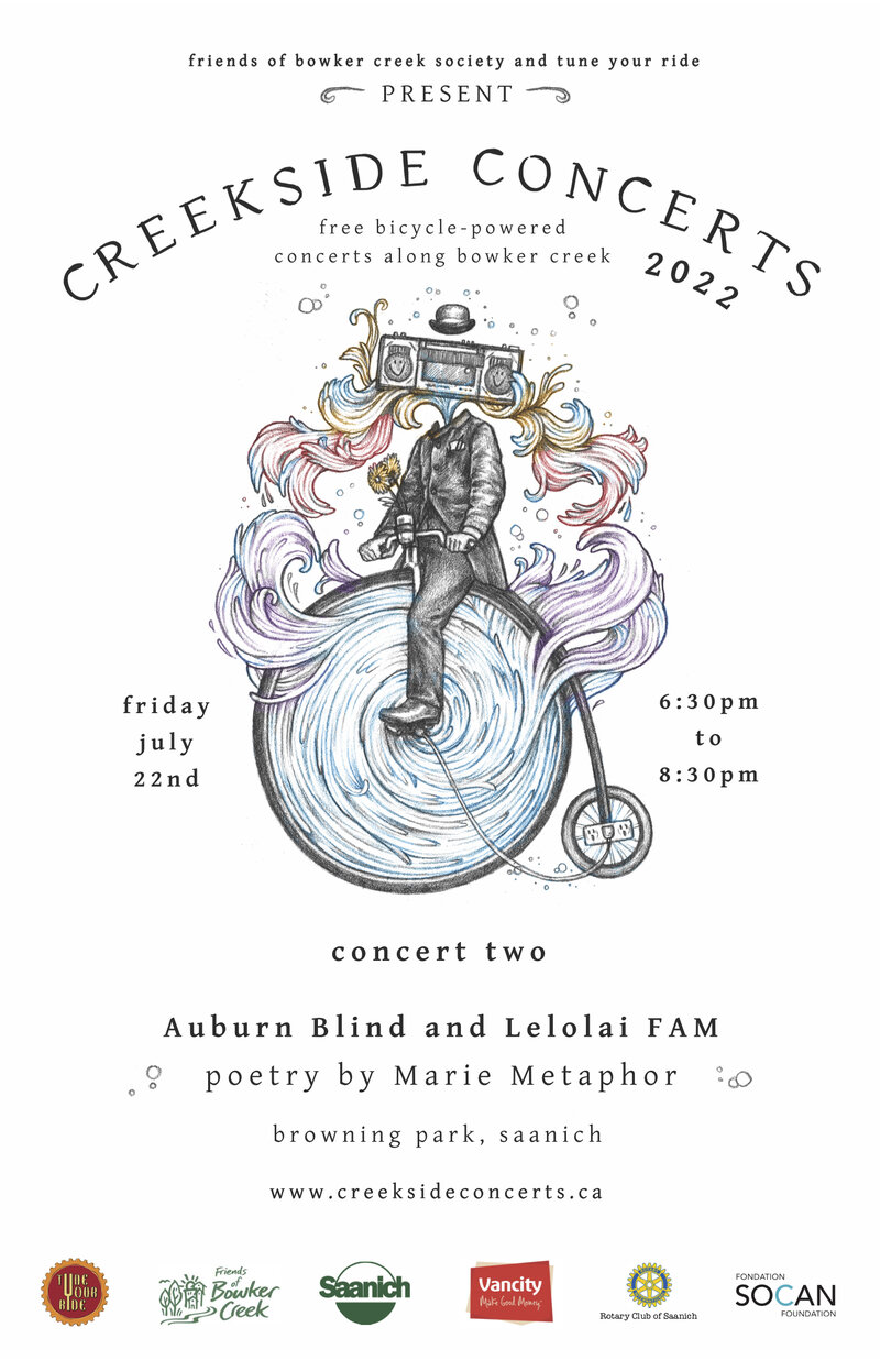 2022 Creekside Concerts - Concert #2: Lelolai FAM, Auburn Blind, Marie Metaphor - May 6th @ Browning Park