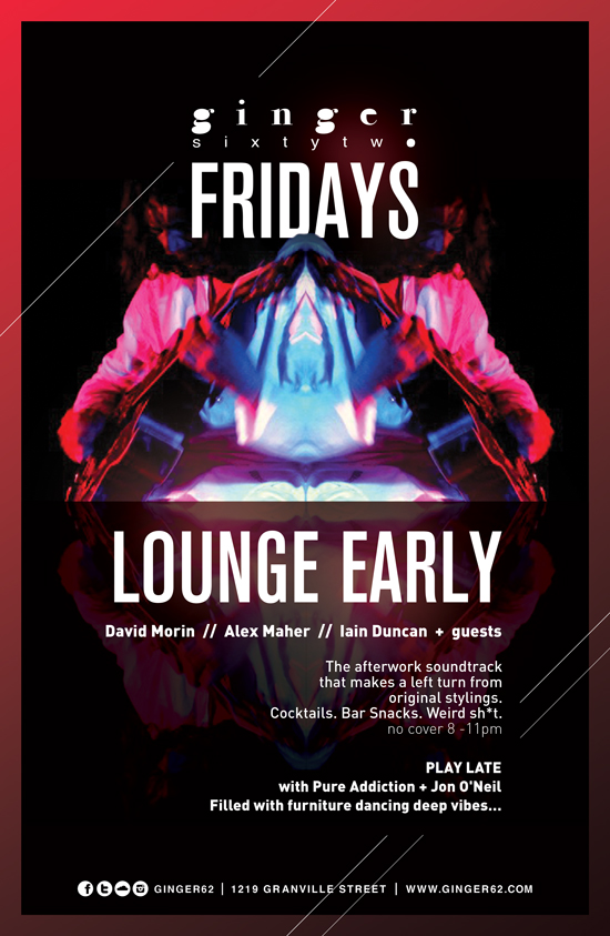 David Morin @ Ginger 62 Sep 20 2013 - May 8th @ Ginger 62