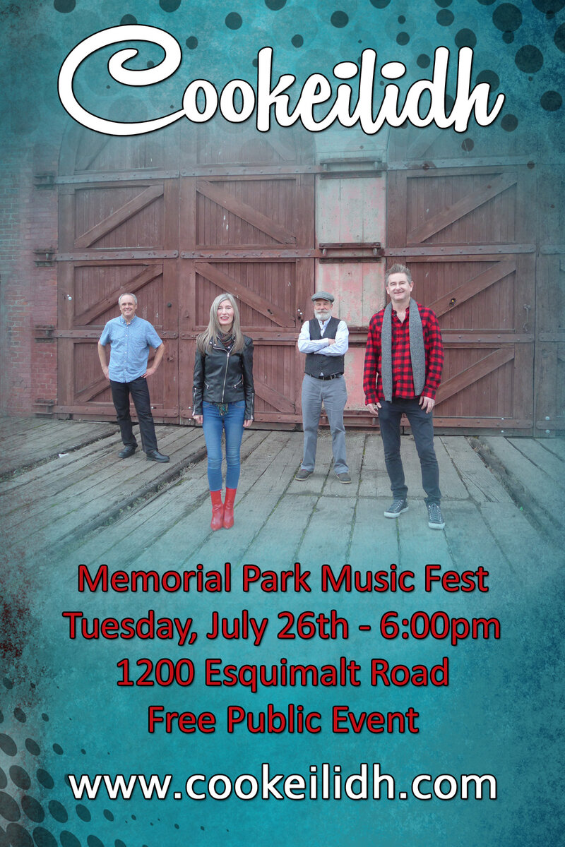 COOKEILIDH - Memorial Park Music Fest - May 6th @ Memorial Park