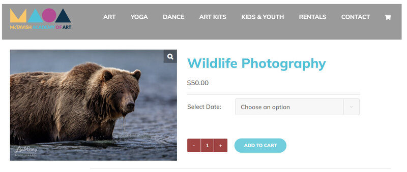 Wildlife Photography - May 1st @ McTavish Academy of Art