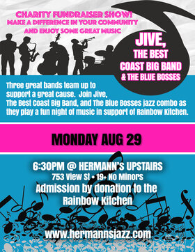 Mon. Aug 29th 2022 - - Sep 8th @ Hermann's Upstairs