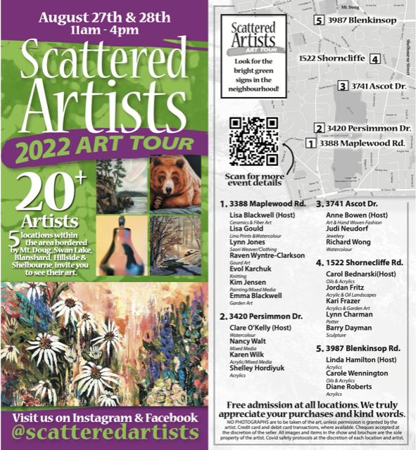 Scattered Artists Tour - May 5th @ multiple locations
