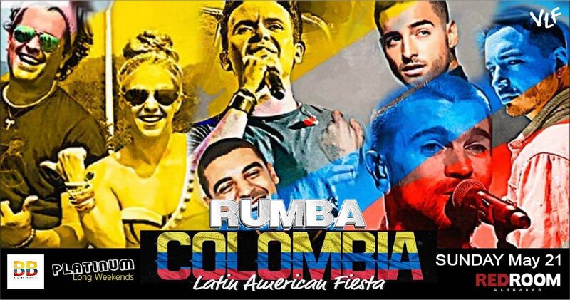 Rumba Colombia Platinum Long Weekend @ The Red Room May 21 2017 - Jun 23rd @ The Red Room