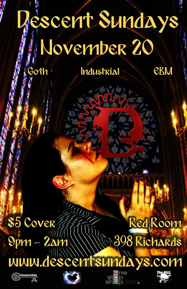 Descent Goth Never Dies @ The Red Room Nov 20 2016 - Jun 23rd @ The Red Room